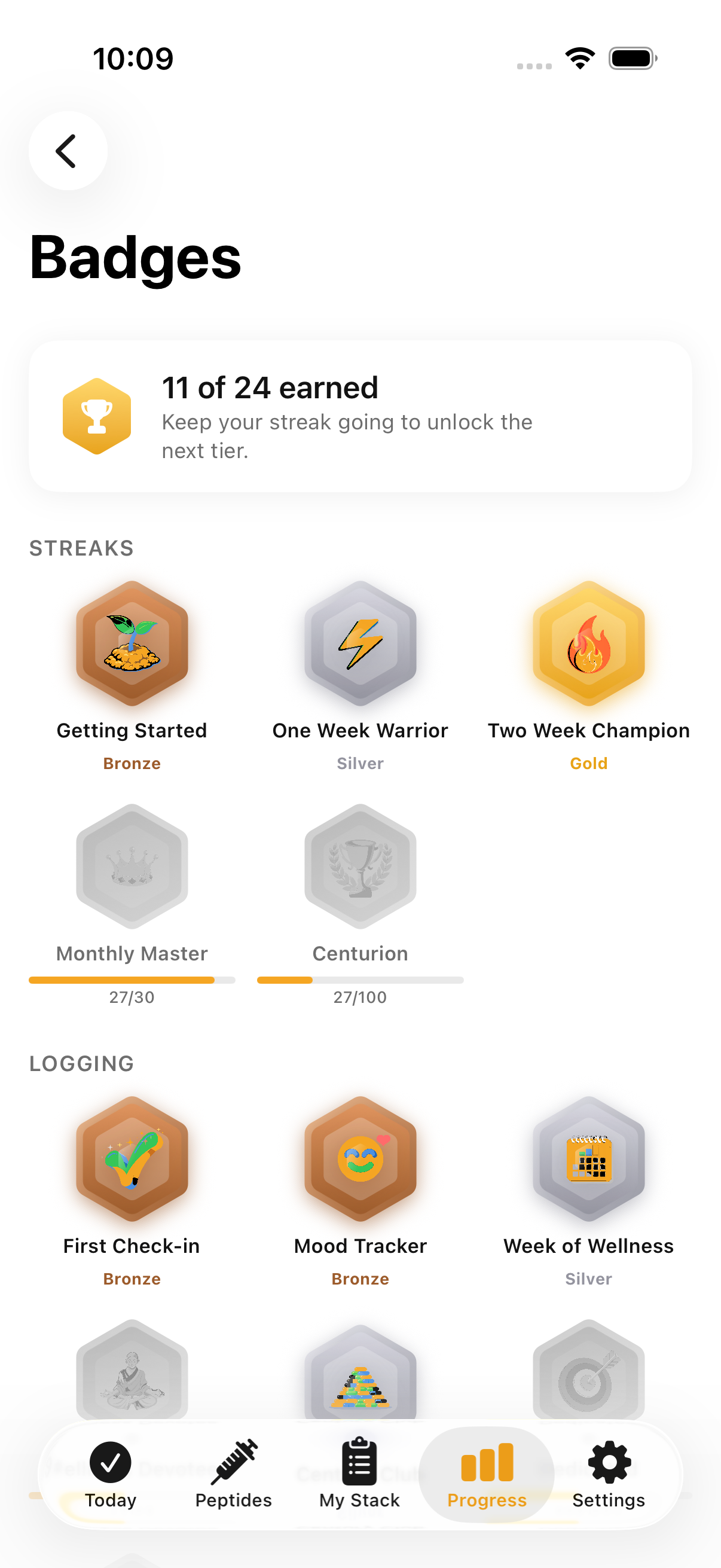 StackDay achievement badges